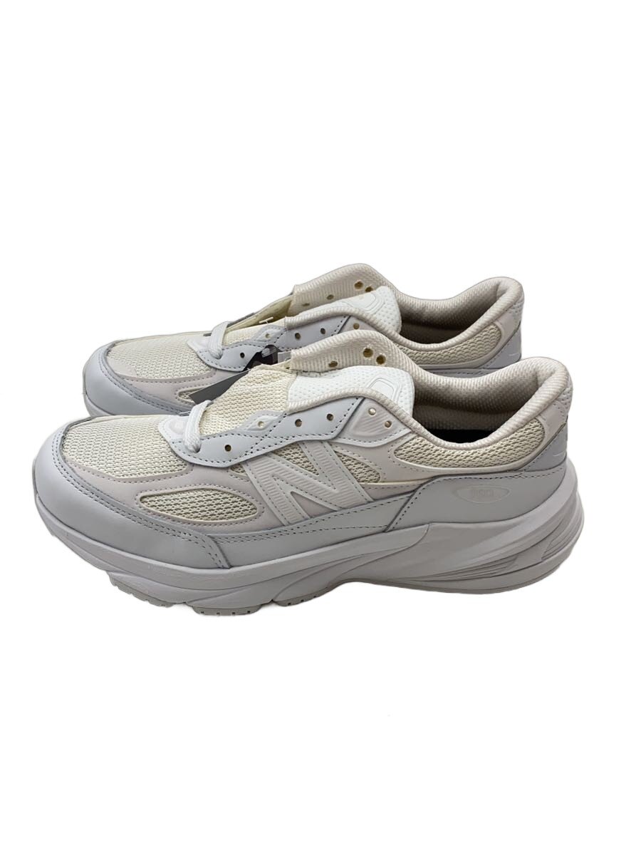 【中古】NEW BALANCE◆U990/白いこと/26珊/WHT【シューズ】