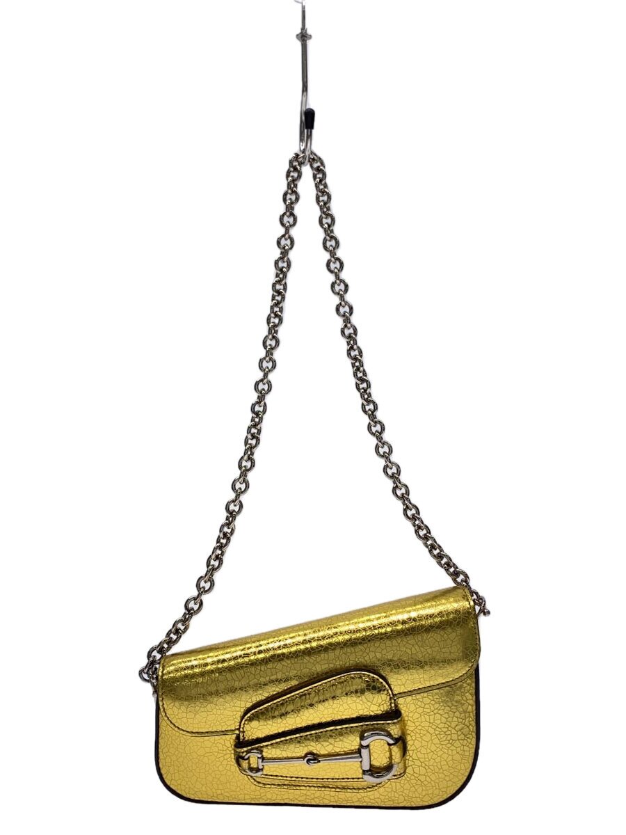 【中古】GUCCI◆GGスプリーム/導管ビット/ショルダーバッグ/なめし革/GLD/774209//【御徒面子】