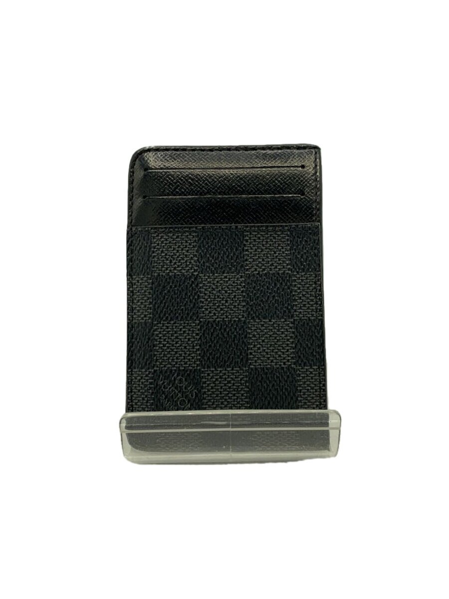 【中古】LOUIS VUITTON◆ネオ・ポルトカルト_ダミエ・グラフィット_BLK/PVC/BLK/総柄/メンズ【服飾雑貨他】|2nd STREET 店