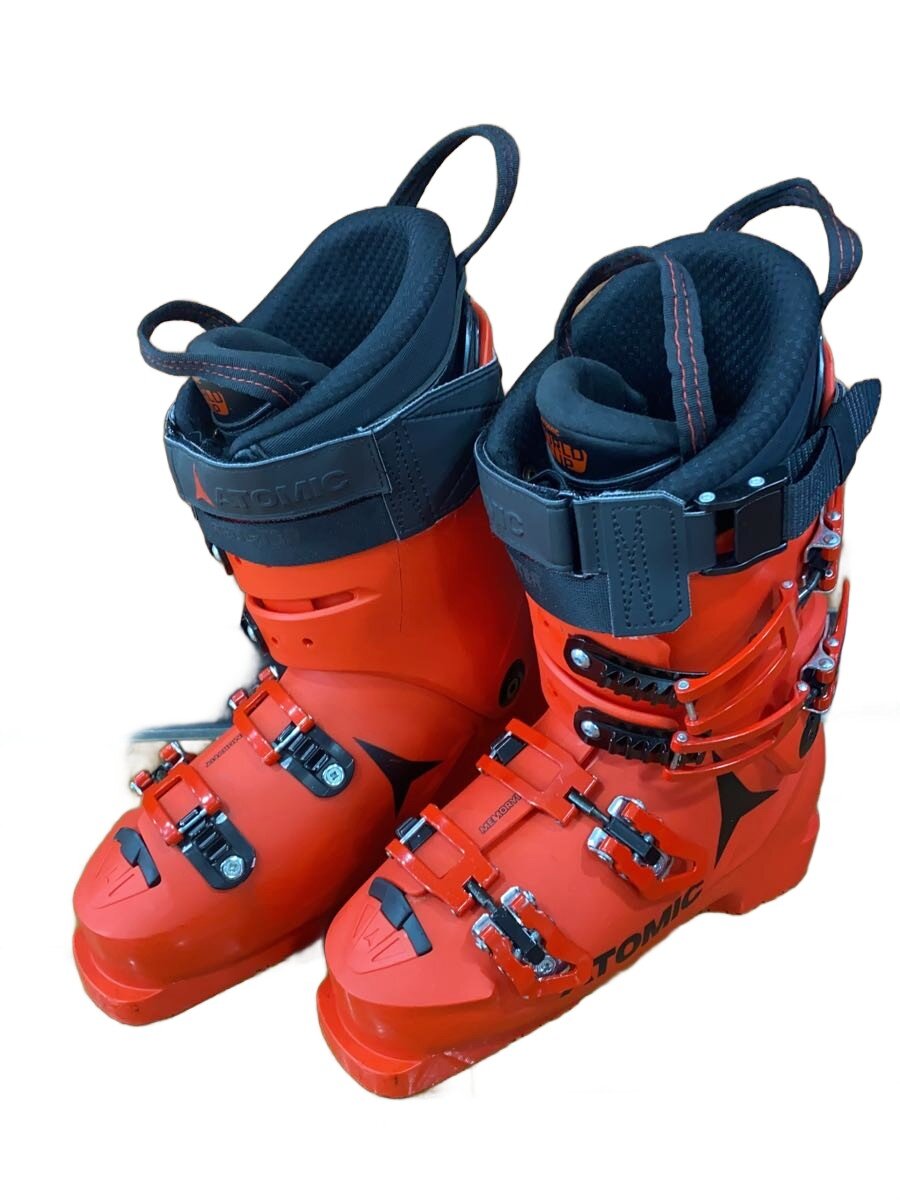 【中古】ATOMIC◆スキーの板ブーツ/25珊/RED/成年者/REDSTER WORLD CUP 130//【運動競技】