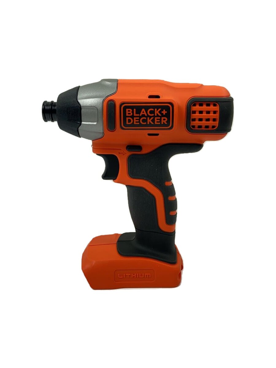 【中古】BLACK+DECKER◆インパクトドライバー BPCI18K1 バッテリーBL1518Nx2 充電器 ケース付【DIY用品】