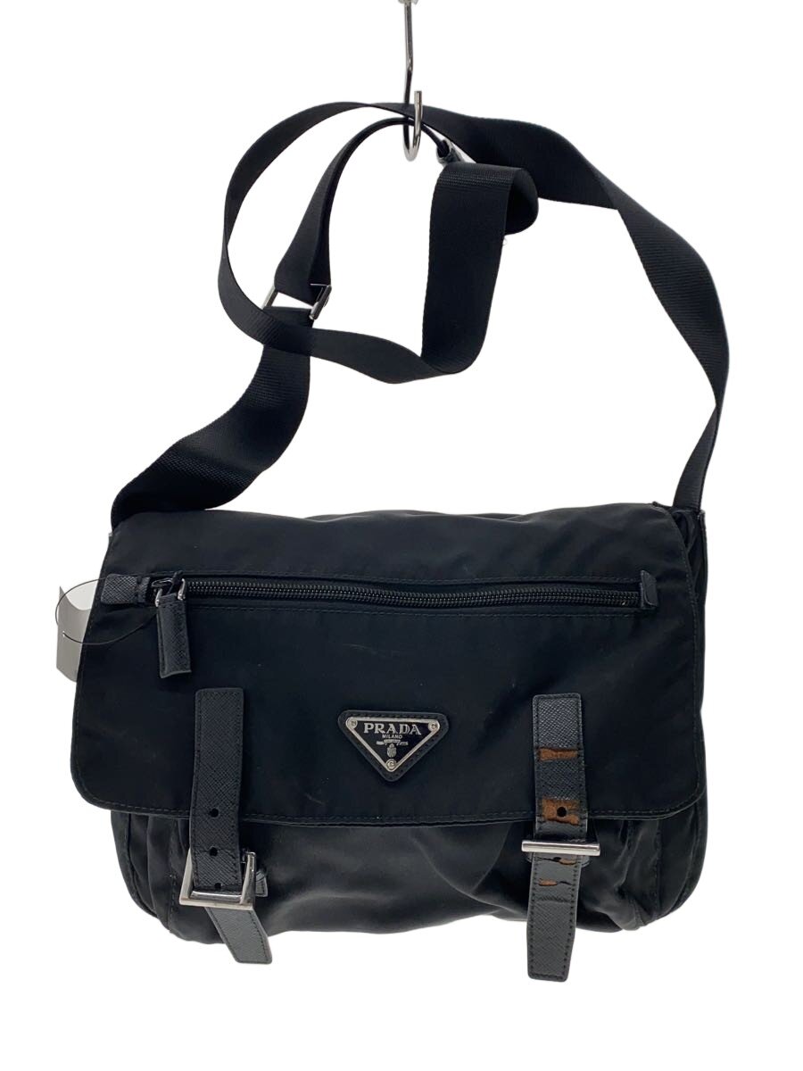 【中古】PRADA◆ショルダーバッグ/ナイロン/BLK/無地【バッグ】|2nd STREET 店