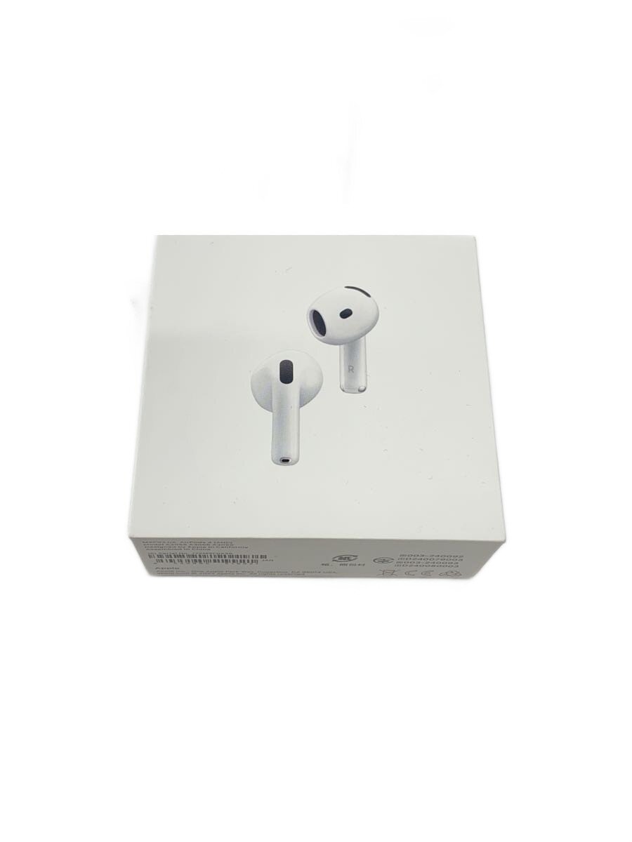 【中古】Apple◆イヤホン AirPods 4 アクティブノイズキャンセリング搭載モデル MXP93J/A【家電・ビジュアル・オーディオ】