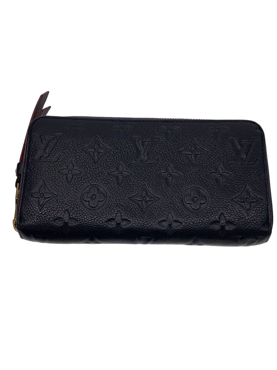 【中古】LOUIS VUITTON◆ジッピー・ウォレット_モノグラム・アン工業プラント/なめし革/NVY/レディース//【服飾雑貨他】