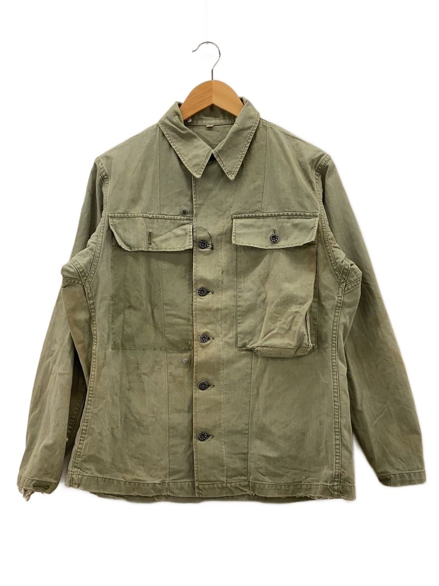 【中古】US.NAVY◆40s/VT/米軍/M-42/HBT/月桂樹名取り草/36R/片衣嚢手抜かり//【メンズウェア】