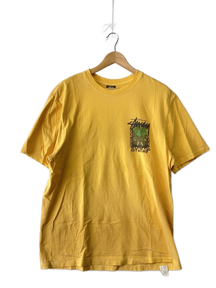 【中古】STUSSY◆プルオーバー/L/綿織物/YLW//【メンズウェア】