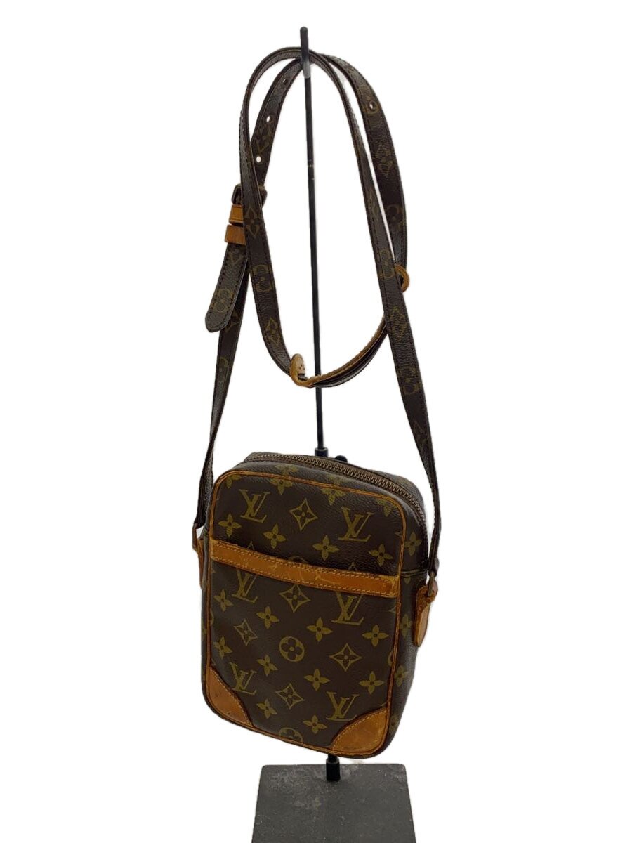 【中古】LOUIS VUITTON◆2)ダヌーブ_モノグラム・帆布_BRW/PVC/BRW【御徒面子】