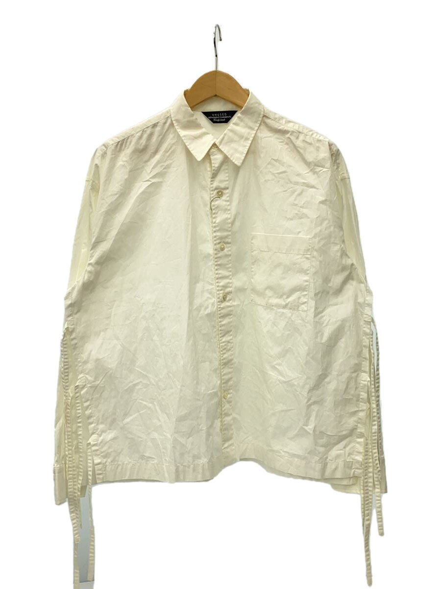 【中古】UNUSED◆長袖シャツ/3/コットン/WHT【メンズウェア】｜2ｎｄ STREET 店