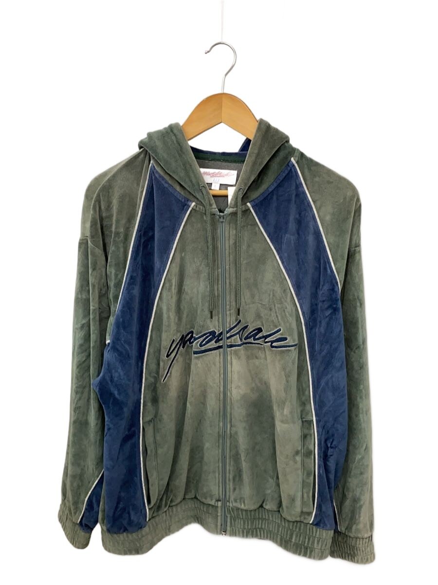 【中古】YARDSALE◆Velour Stitch Hood/ジップパーカー/L/コットン/GRN【メンズウェア】｜2ｎｄ STREET 店