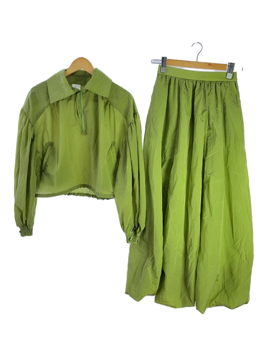 【中古】AMERI◆RIP STOP SET UP DRESS/セットアップ/M/ナイロン/GRN/02410520360【レディース御召しもの】