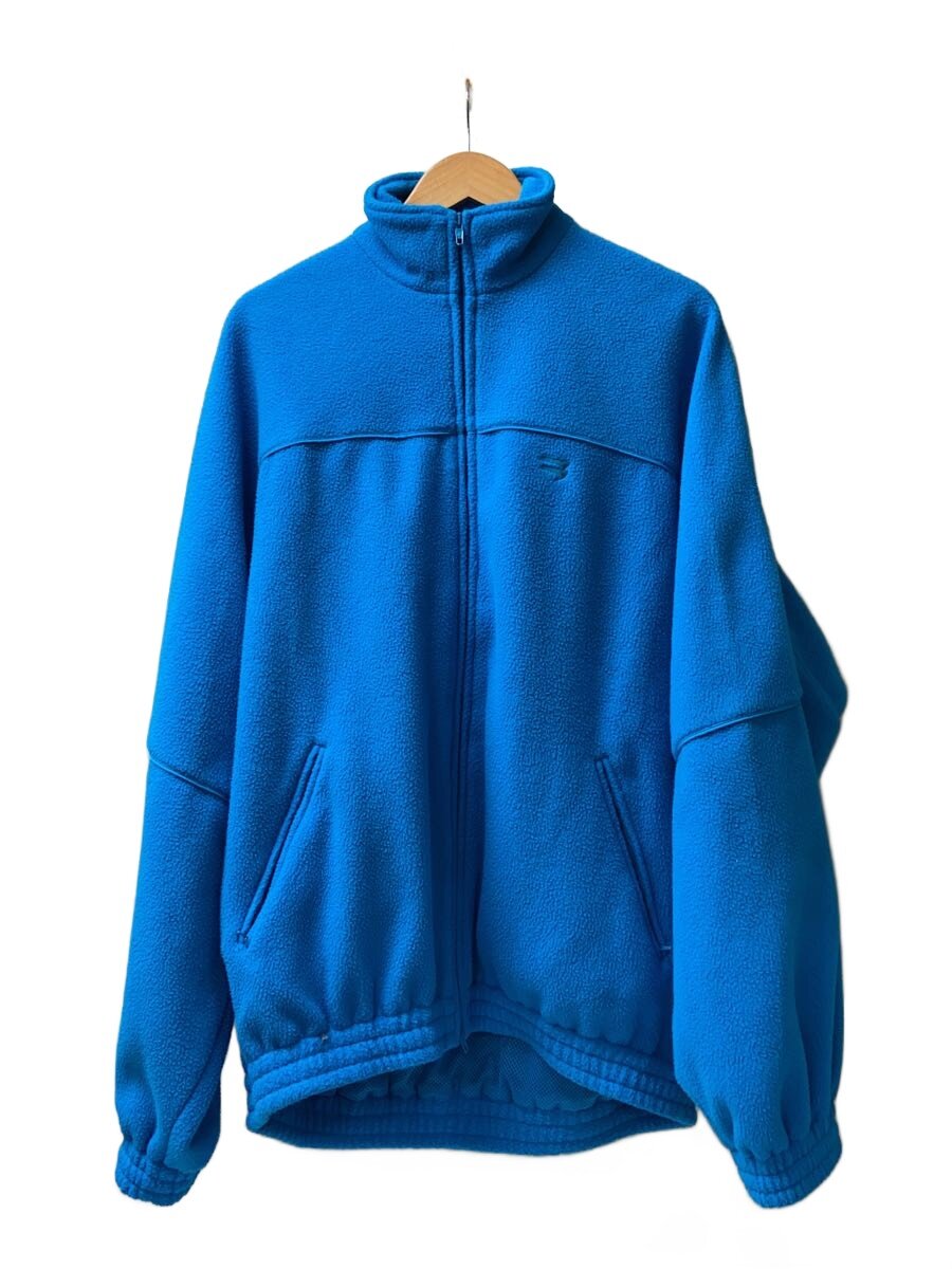 【中古】BALENCIAGA◆フリースジャケット/46/ポリエステル/BLU/719865//【メンズウェア】