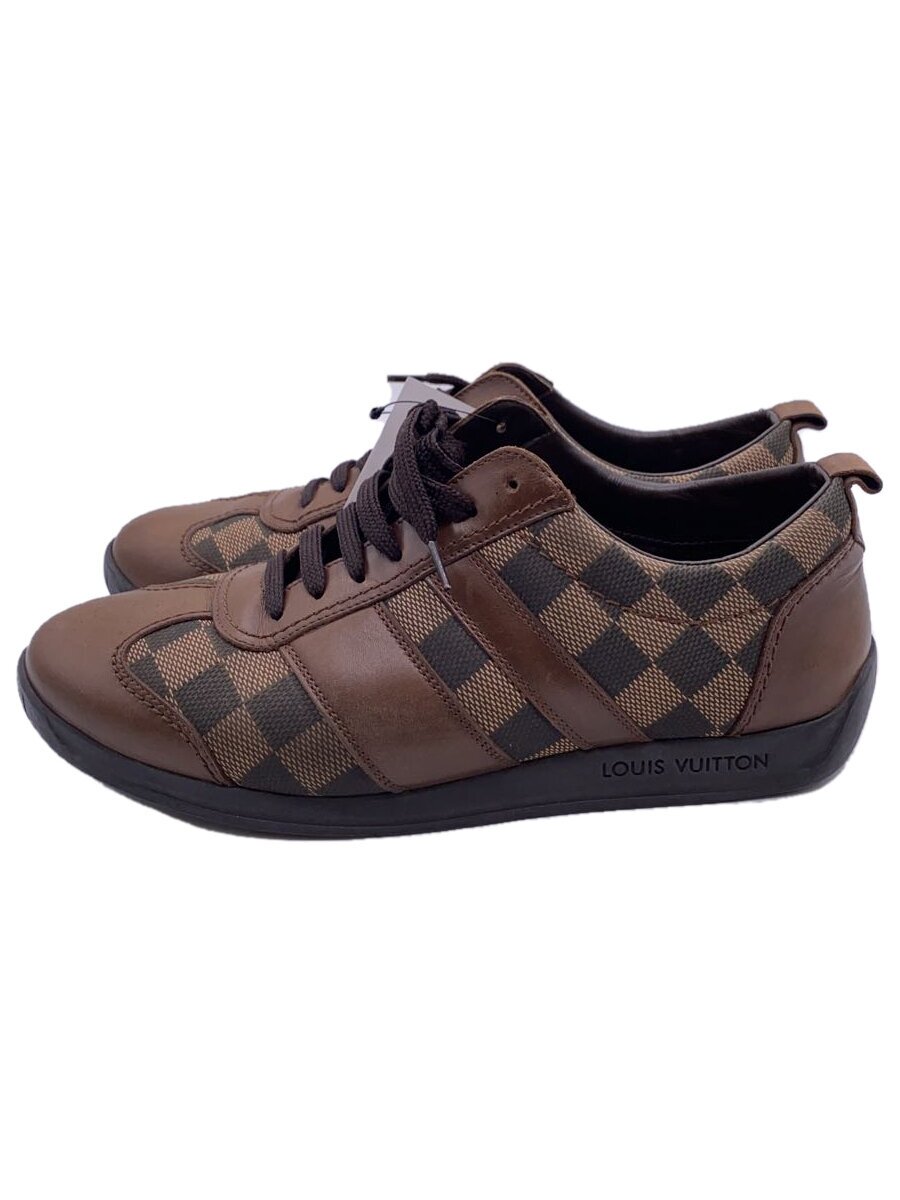 【中古】LOUIS VUITTON◆ローカットスニーカー/UK7/BRW/PVC/GO0055【シューズ】