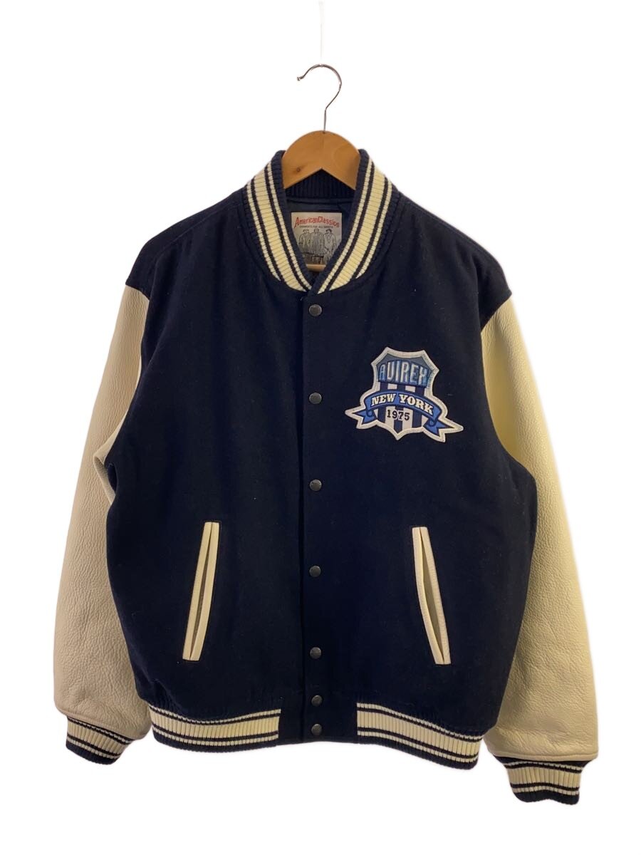 【中古】AVIREX◆スタジャン/L/ウール/NVY/6122144【メンズウェア】|2nd STREET 店