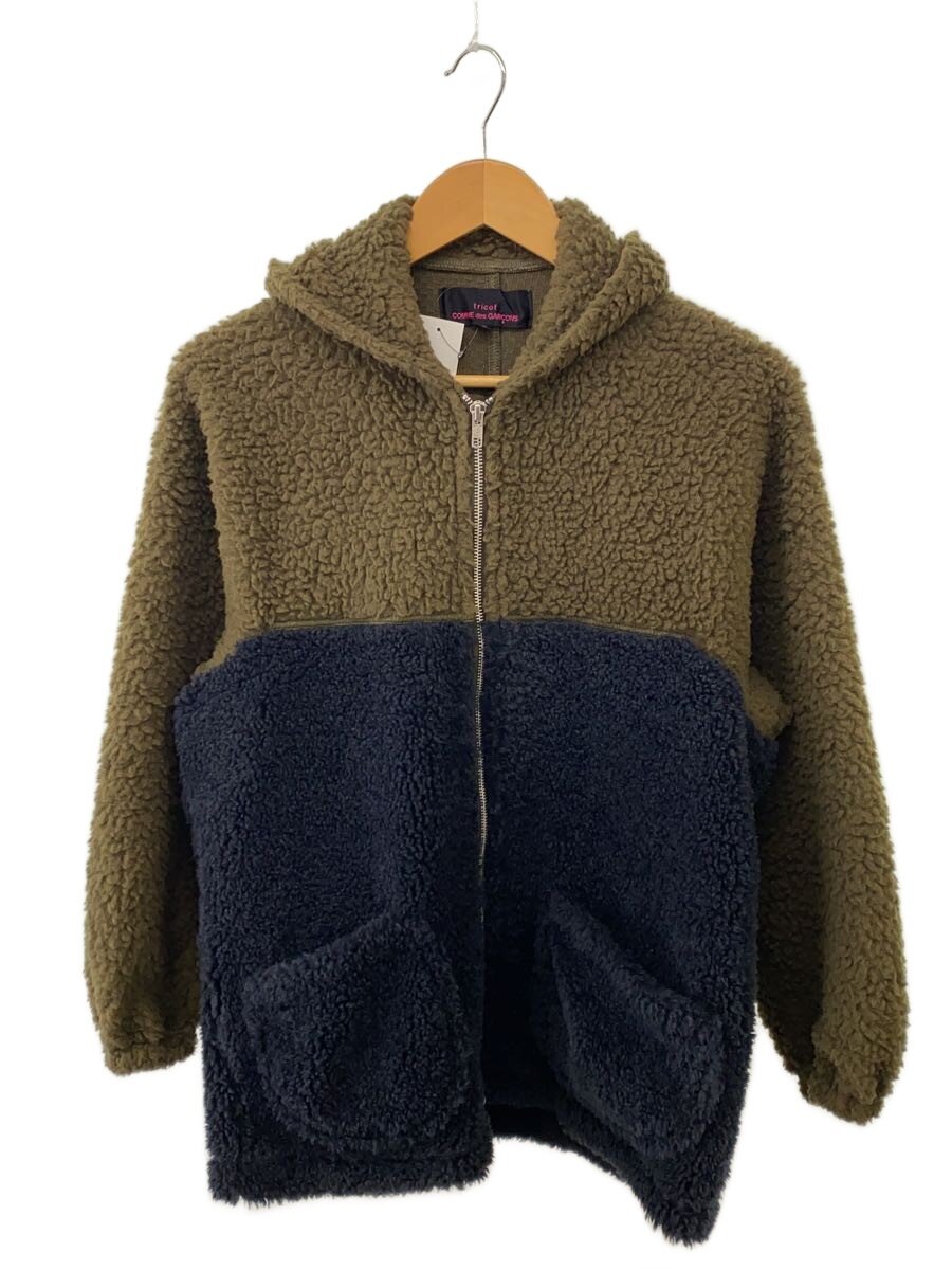 【中古】tricot COMME des GARCONS◆ボア ミディカラー ジップアップフリース/S/ポリエステル/マルチカラー/TH-J203/AD2021//【レディースウェア】|2nd STREET 店