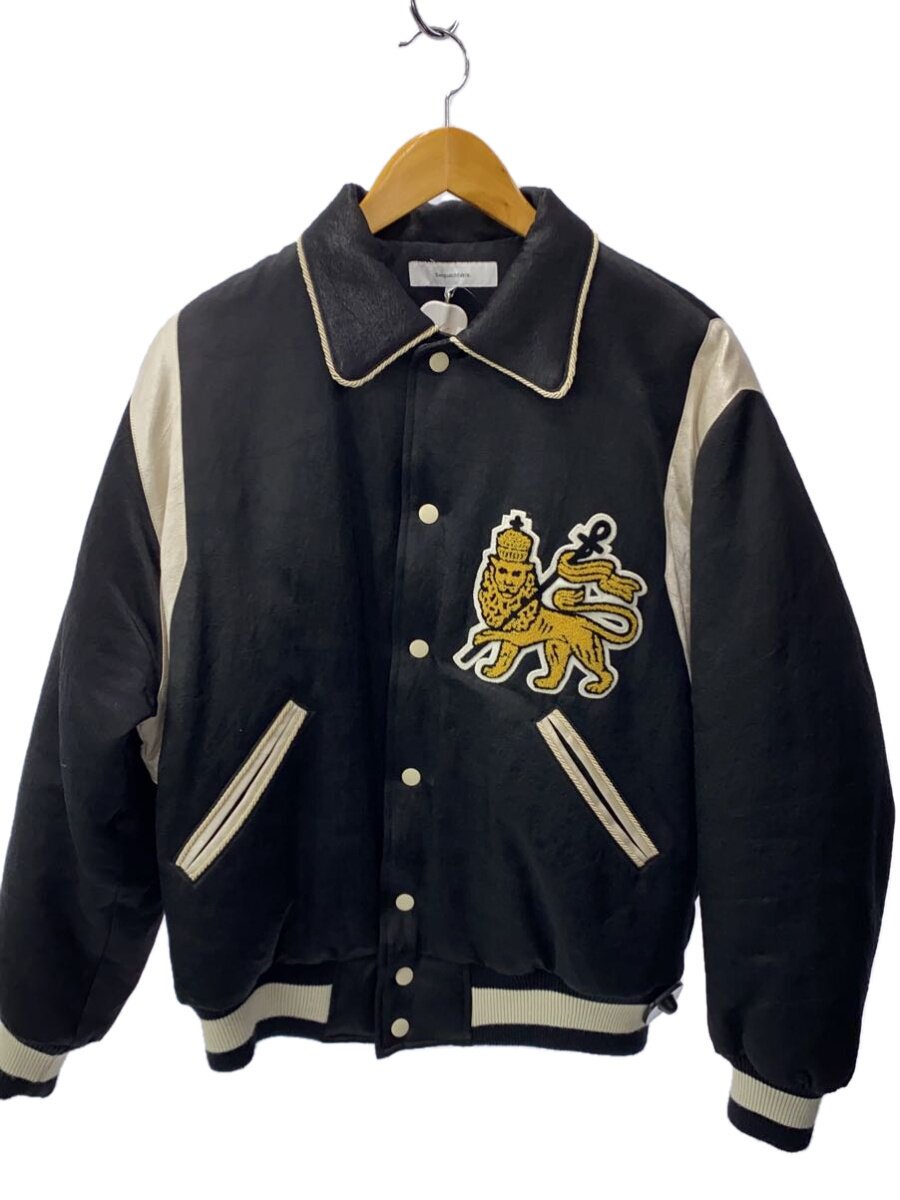 【中古】Sasquatchfabrix.◆スタジャン/L/コットン/BLK/22AW-JKM-011【メンズウェア】｜2ｎｄ STREET 店