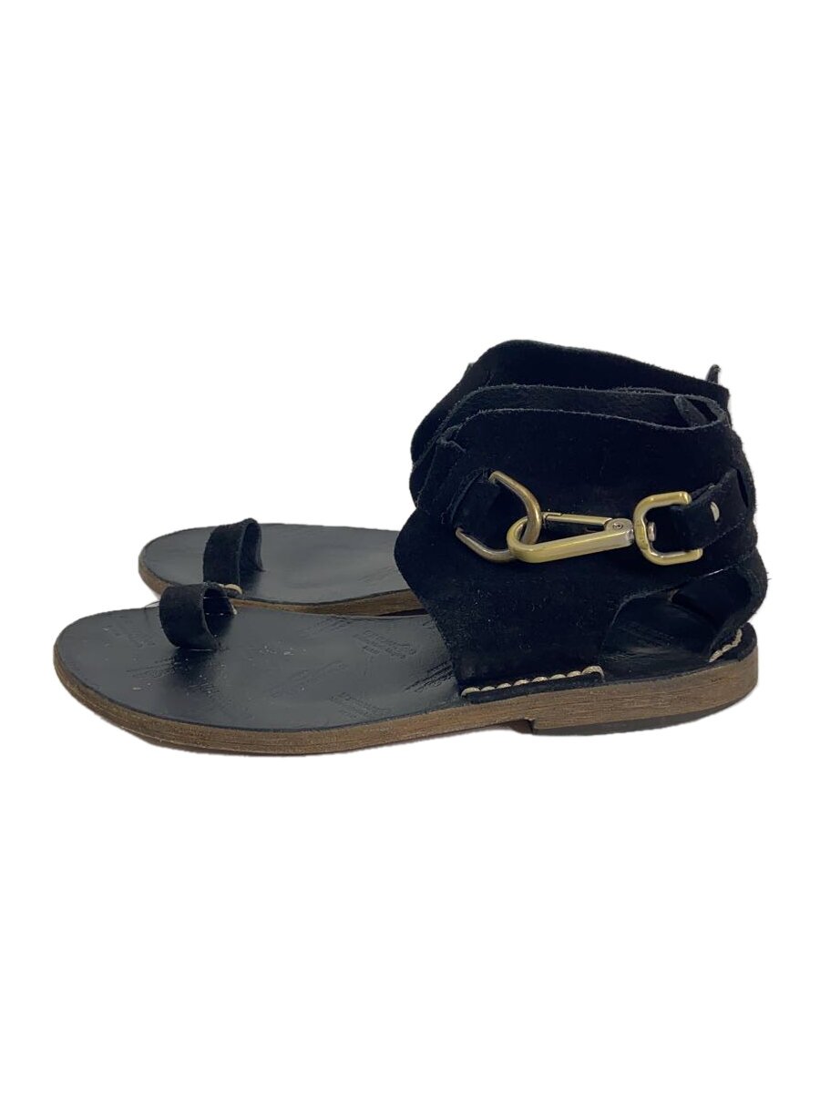 【中古】Maison Margiela◆カラビナサンダル/サンダル/37/BLK【シューズ】