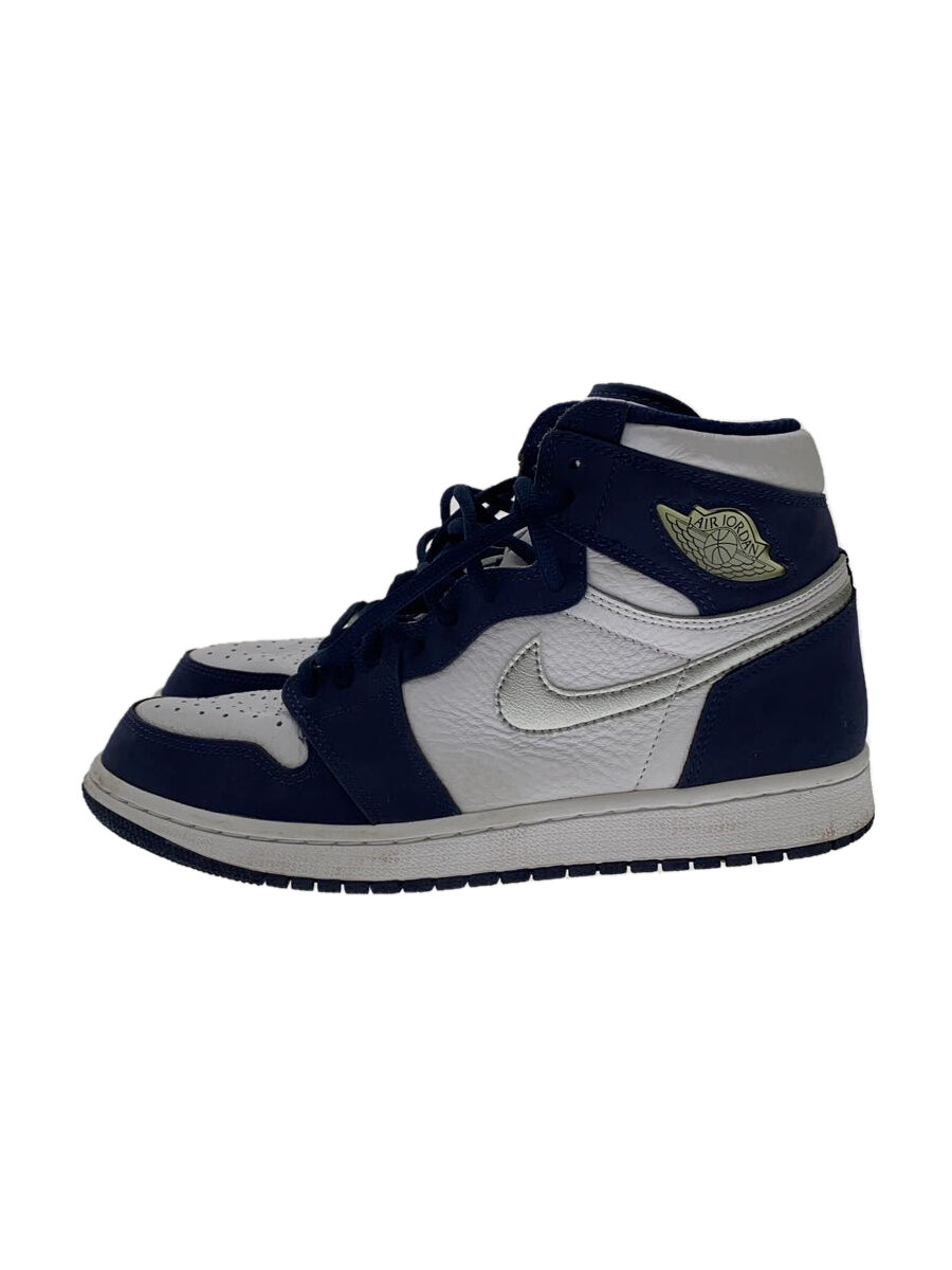 【中古】NIKE◆AIR JORDAN 1 HIGH OG 2020_エアジョーダン 1 ハイ OG 2020/27cm/NVY【シューズ】｜2ｎｄ STREET 店