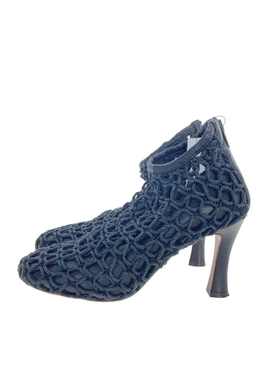 【中古】CELINE◆グローブブーティ/メッシュ/パンプス/36/BLK//【シューズ】