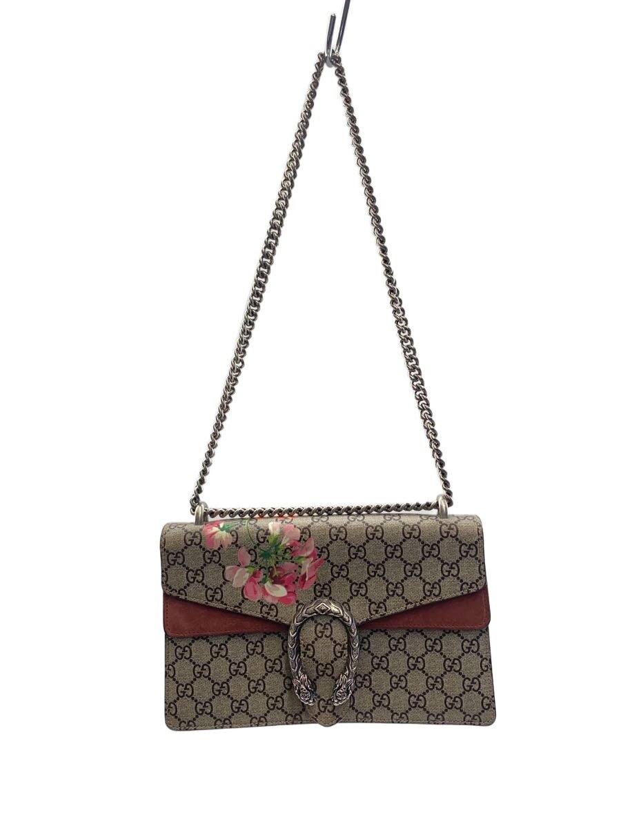 【中古】GUCCI◆スモール・ショルダーバッグ_ディオニュソス_GGスプリーム/キャンバス/BEG//【バッグ】｜2ｎｄ STREET 店