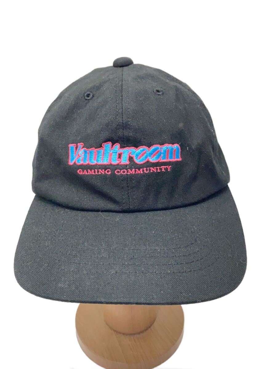 【中古】vaultroom◆鳥打ち帽/FREE/綿織物/BLK/無地/メンズ【服飾雑貨他】