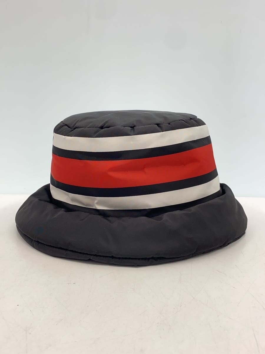 【中古】PRADA◆井戸釣瓶かぶり笠/--/ナイロン/BLK/無地/レディース/2HC248【服飾雑貨他】