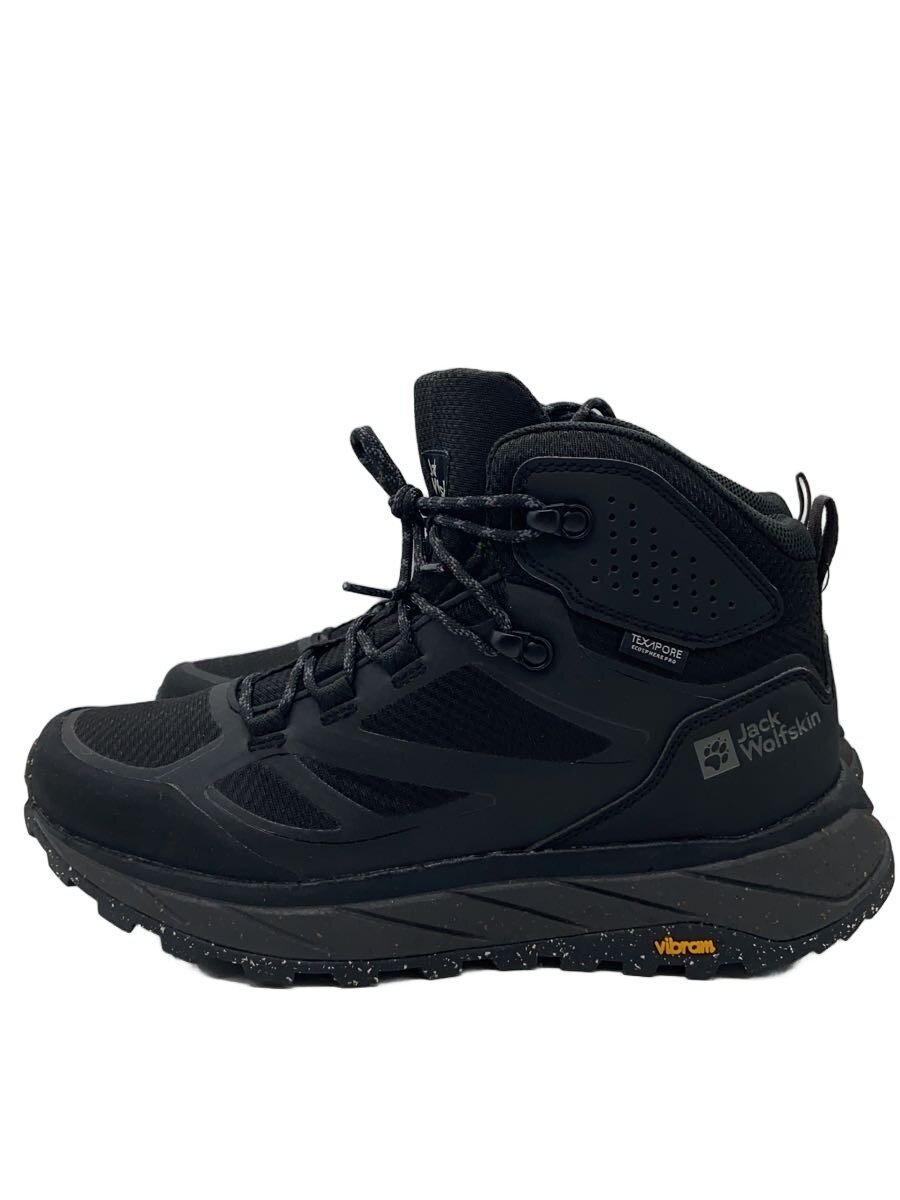 【中古】Jack Wolfskin◆トレッキングブーツ/UK6.5/BLK/4051521【シューズ】