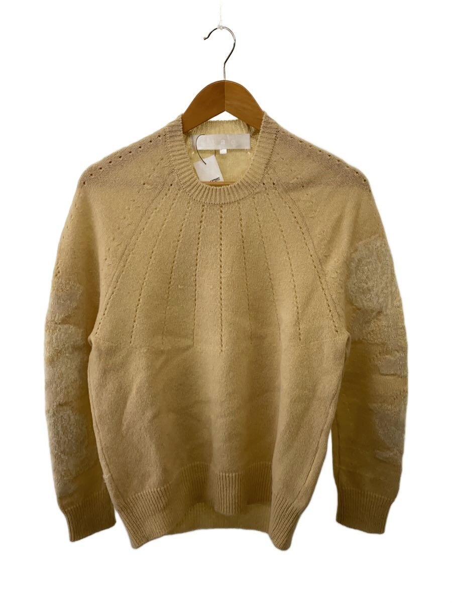 【中古】Tao COMME des GARCONS◆多原料品MIX天竺花柄ジャガードニット・セーター/S/羊毛/IVO/TN-N026/AD2024【レディース御召しもの】
