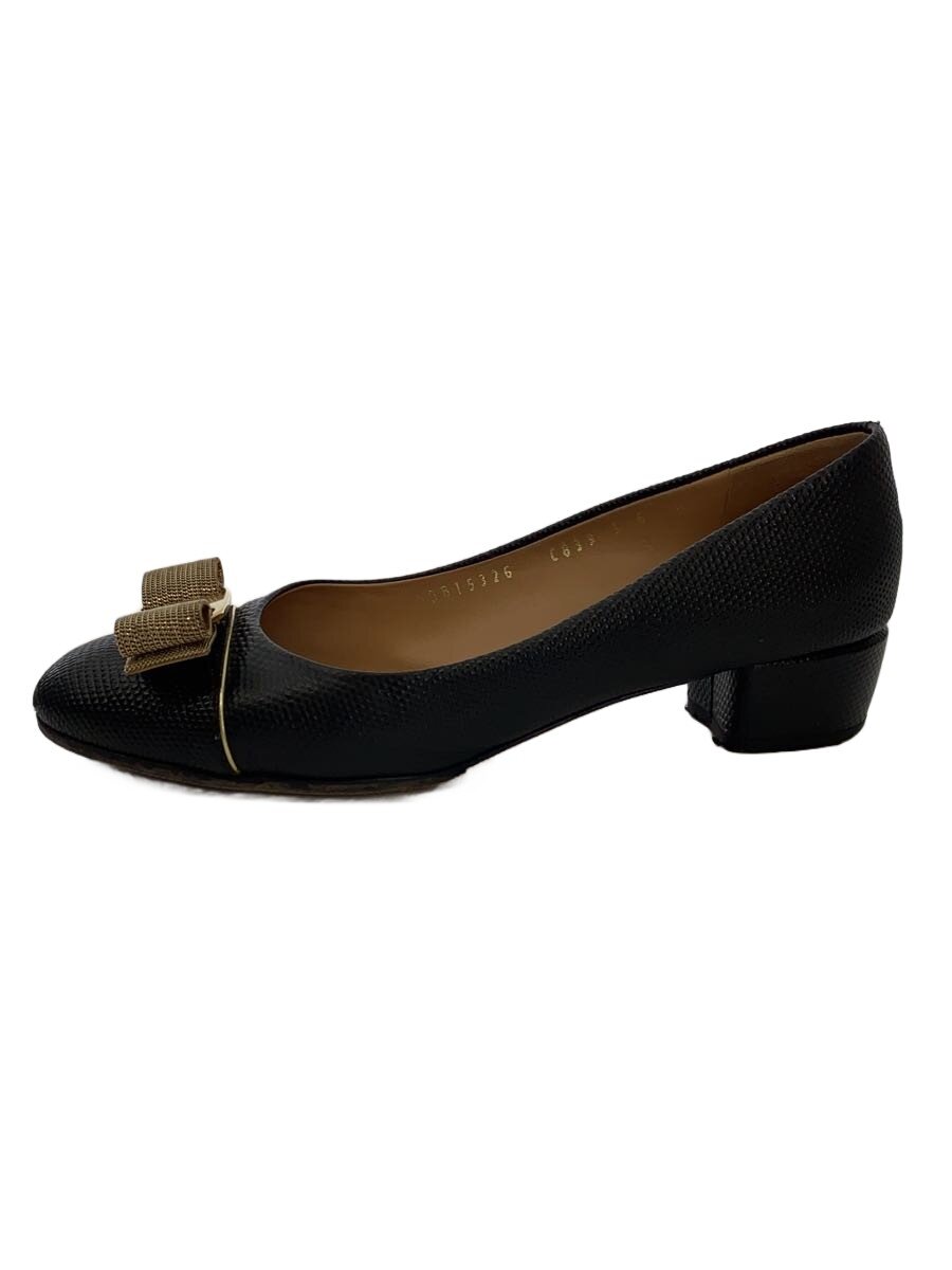 【中古】Salvatore Ferragamo◆ヴァラパンプス/--/BLK【シューズ】｜2ｎｄ STREET 店