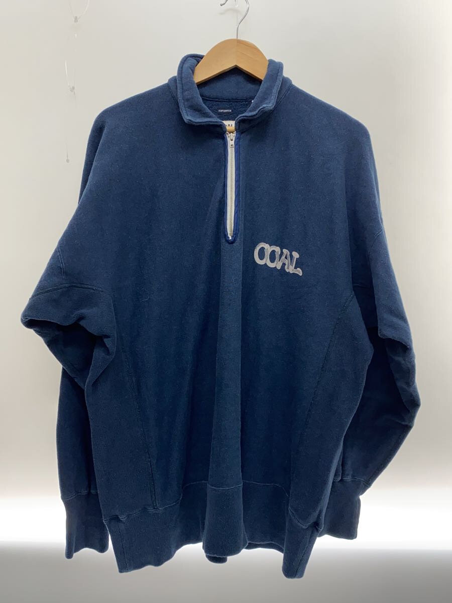【中古】nanamica◆24SS/Half Zip-up Sweat/S/綿織物/米国海軍/SUHS406//【メンズウェア】