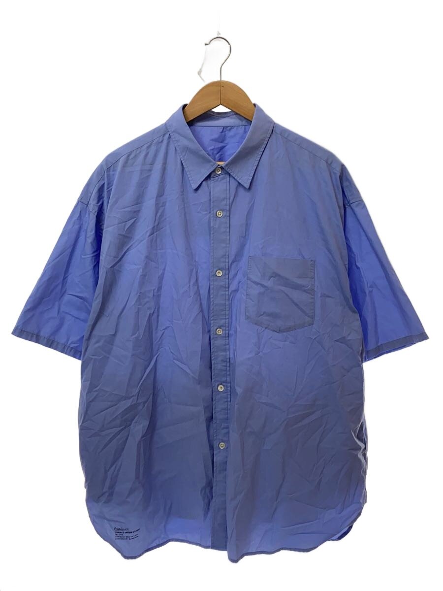 【中古】FreshService◆コーポレート制服/半袖プルオーバー/M/綿織物/青色/FSC241-50111B【メンズウェア】
