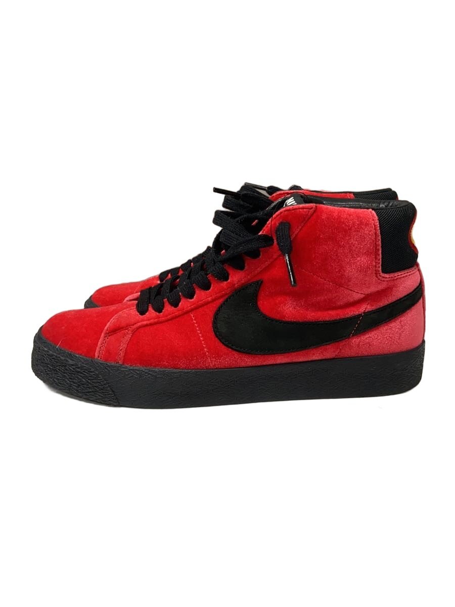 【中古】NIKE◆SB ZOOM BLAZER MID ISO_SB 望遠レンズ スポーツジャケット ミッド ISO/26糎/RED【シューズ】