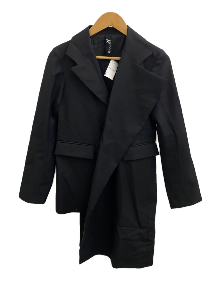 【中古】Ground Y◆ジャケット/1/ウール/BLK/GA-J01-100/GABARDINE ASYMMETRIC JACKET【メンズウェア】｜2ｎｄ STREET 店