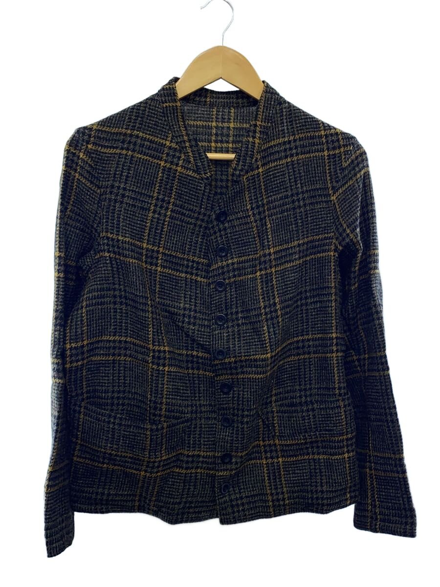 【中古】ANATOMICA◆日本の首都日本橋店10周年不死化/ドルマンジャケット/S/羊毛/赤銅色×黄色/読み合わせる【メンズウェア】