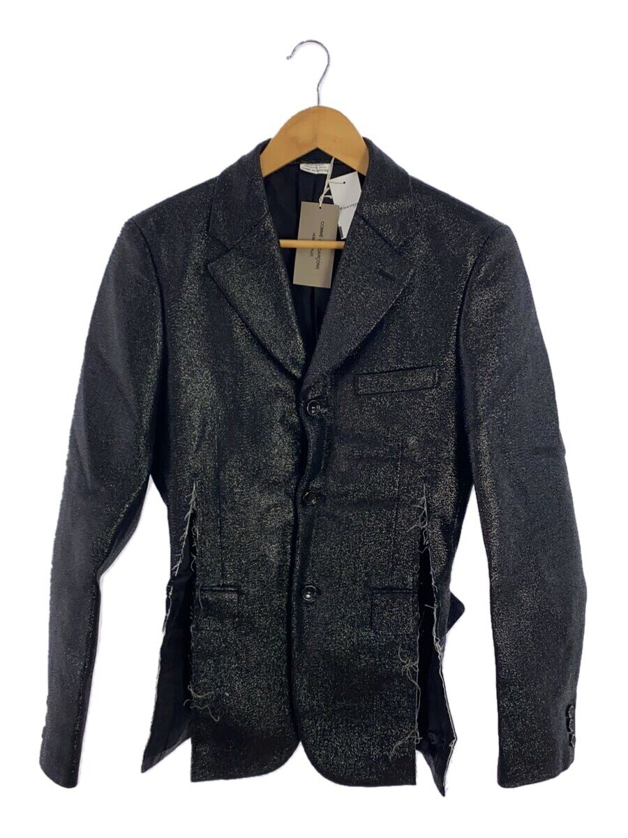 【中古】COMME des GARCONS HOMME PLUS◆24AW/細長い切口上衣/テーラードジャケット/M/ナイロン/BLK/黒/PN-J005/AD2024//【メンズウェア】