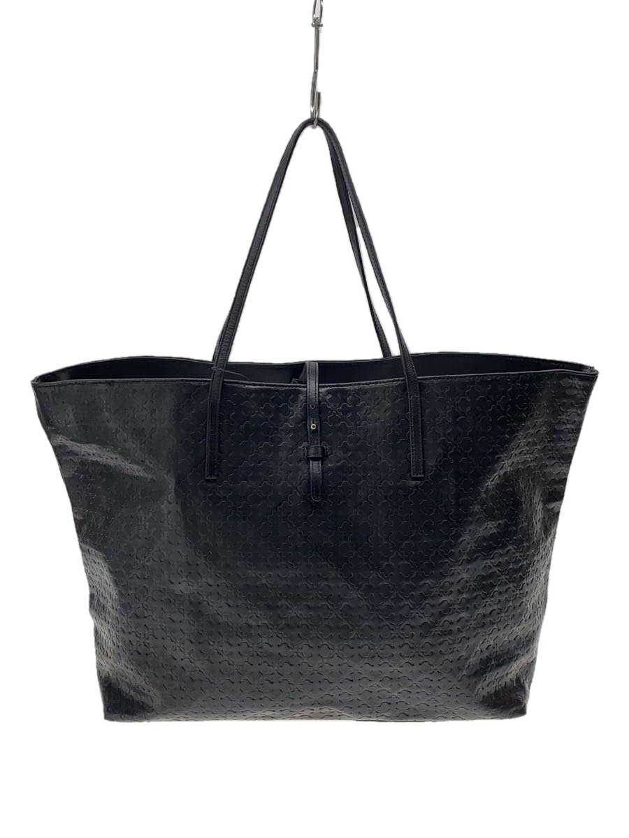 【中古】BY MALENE BIRGER◆ハンドバック/なめし革/BLK【御徒面子】