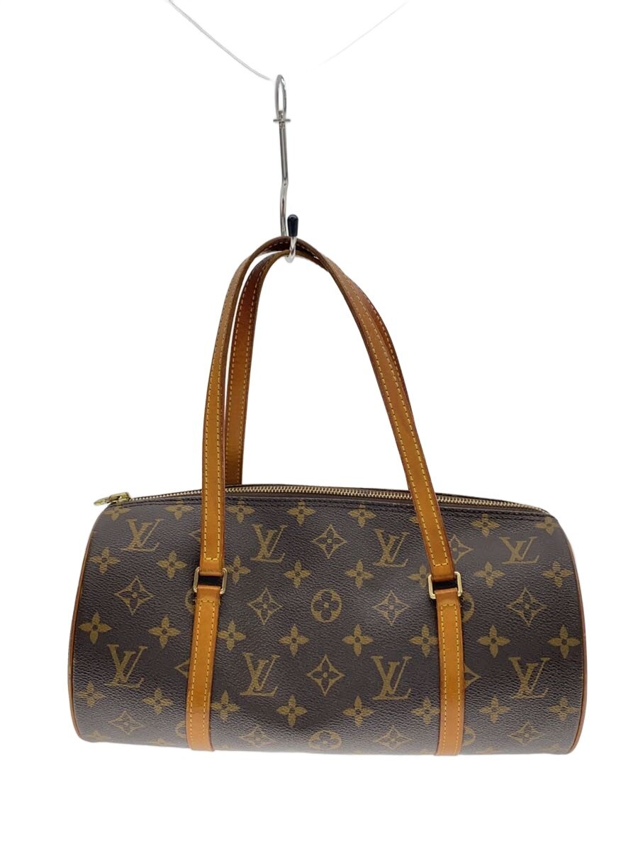 【中古】LOUIS VUITTON◆2)パピヨン30_モノグラム・帆布/PVC/赤銅色/M51385【御徒面子】