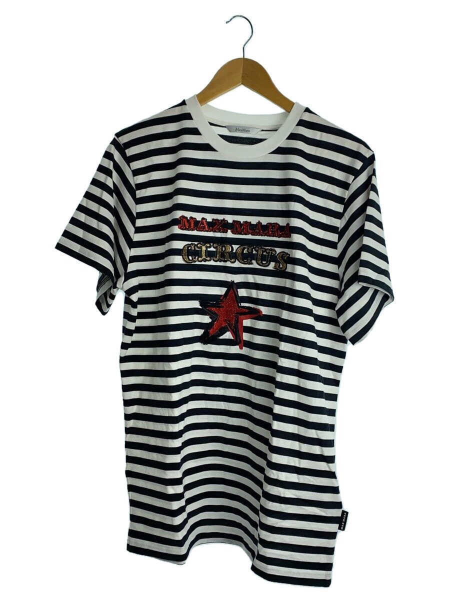 【中古】MAX MARA◆ティーシャツ/XS/綿織物/黒いこと/間借り人/2421946041【レディース御召しもの】