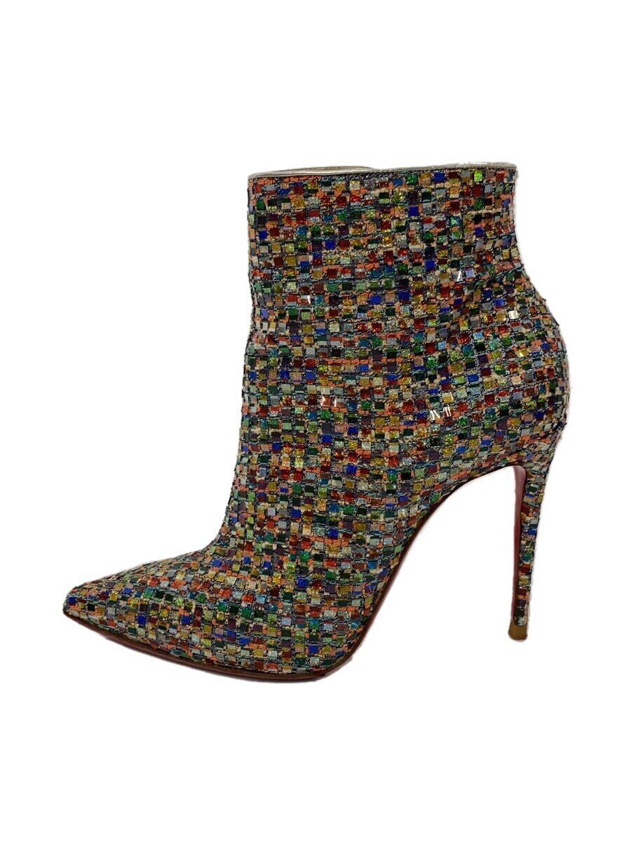 【中古】Christian Louboutin◆パンプス/37.5/マルチ色つや【シューズ】