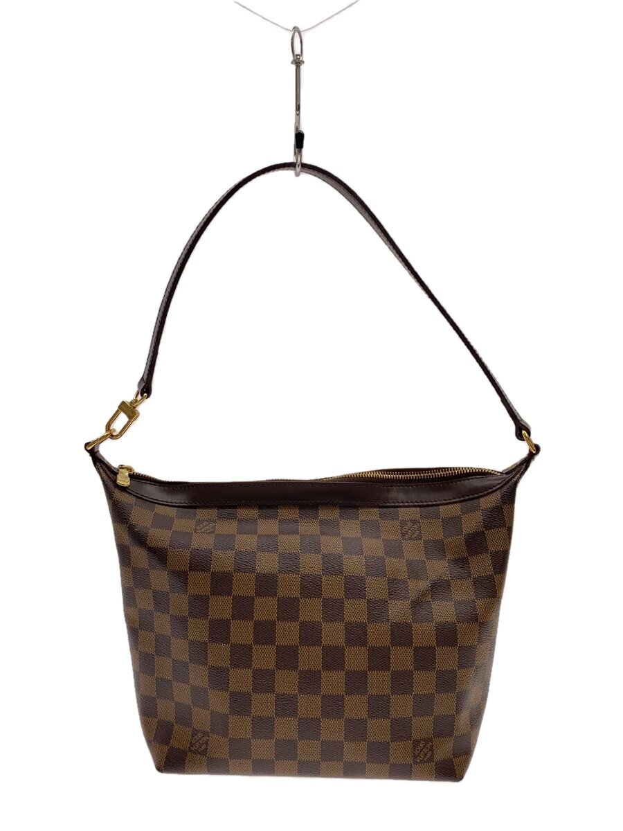 【中古】LOUIS VUITTON◆イロヴォMM_ダミエ・エベヌ/PVC/BRW/総柄【御徒面子】