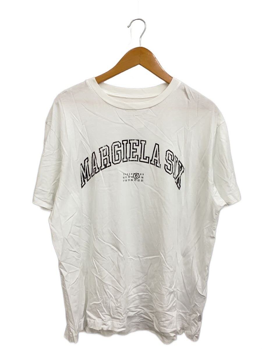 【中古】MM6◆Tシャツ/L/コットン/WHT/SH0GC0046//【メンズウェア】｜2ｎｄ STREET 店