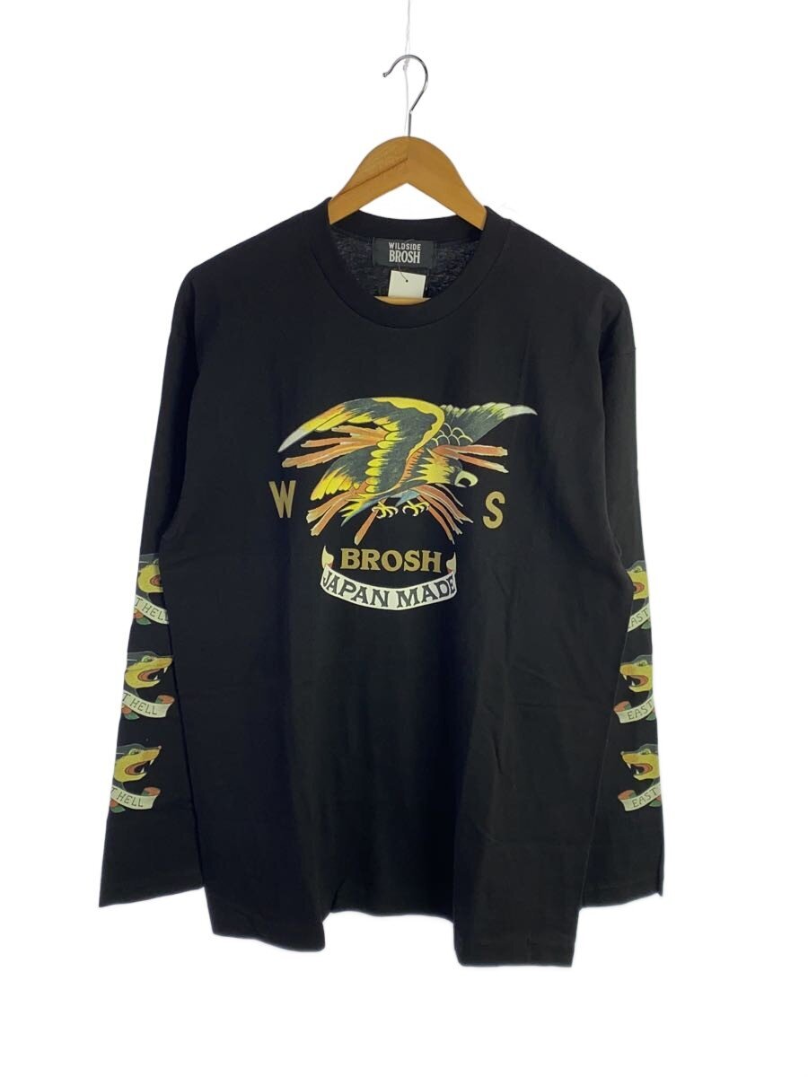 【中古】WILDSIDE YOHJI YAMAMOTO◆&times;BROSH Long Sleeve T-Shirt (TATTOO)/4/コットン/BLK/SS-T93-003-2【メンズウェア】｜2ｎｄ STREET 店