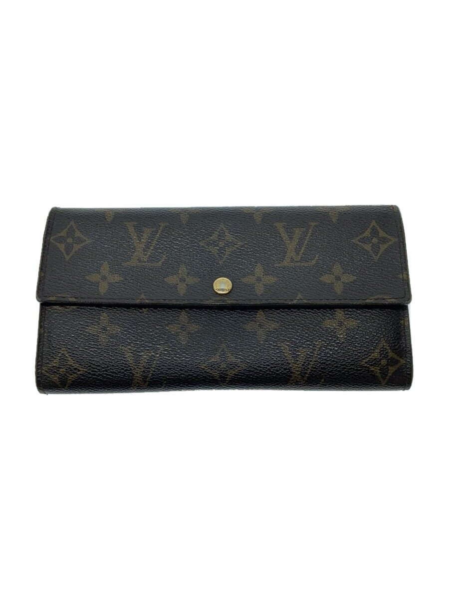 【中古】LOUIS VUITTON◆1)ポルト・フォイユ・サラ_モノグラム・キャンバス_BRW/PVC/BRW/レディース【服飾雑貨他】｜2ｎｄ STREET 店