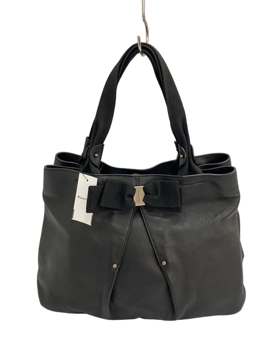 【中古】Salvatore Ferragamo◆バッグ/レザー/BLK【バッグ】｜2ｎｄ STREET 店