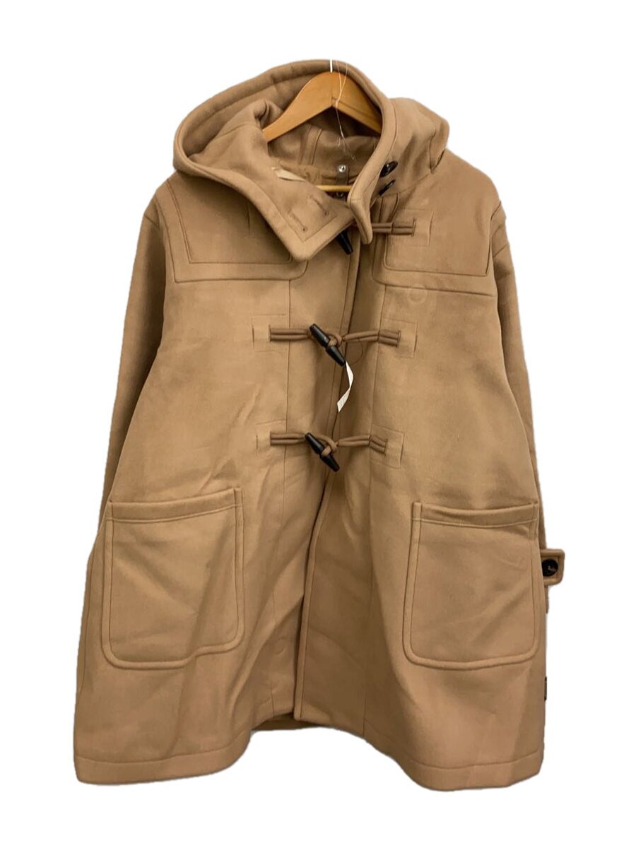 【中古】MONCLER◆ダッフルコート/0/羊毛/BEG/無地/c2-093-49738-10-549h5【レディース御召しもの】