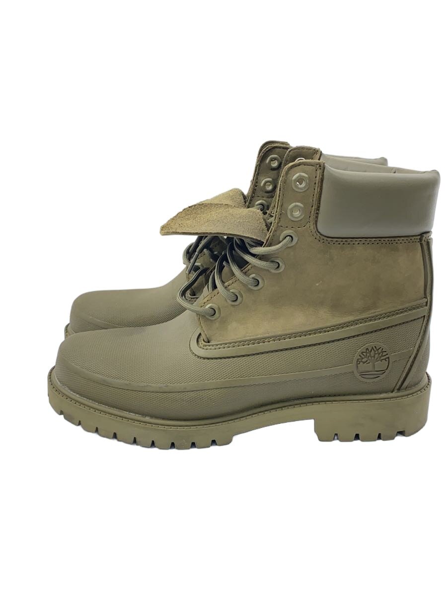 【中古】Timberland◆RUBBER TOE REMIX/6in割り増し金/ブーツ/27糎/KHK/スウェード/A5QYR//【シューズ】