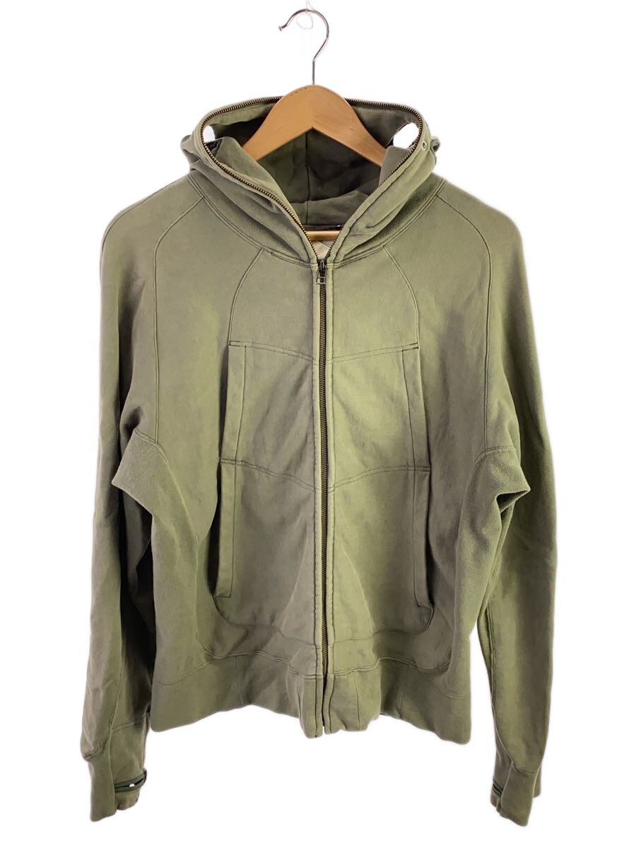 【中古】JIAN YE◆SOLID HOODIE/ジップパーカー/FREE/綿織物/KHK/無地/23SS-HOOD-1【メンズウェア】