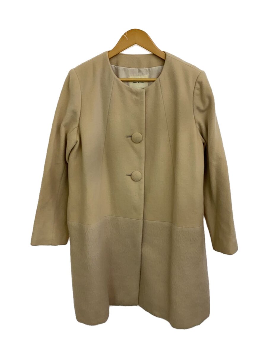 【中古】Debut de Fiore(Debut de Fiore by LAISSE PASSE)◆コート/46/ウール/BEG/無地/5-3105-4611【レディースウェア】|2nd STREET 店