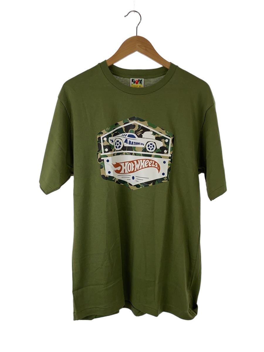 【中古】A BATHING APE◆プルオーバー/XL/綿織物/カーキ/001TEI121919C【メンズウェア】