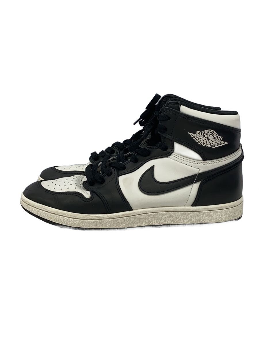 【中古】NIKE◆AIR JORDAN 1 HIGH 85_エア湖 ジョーダン 1 ご機嫌 85/27.5糎/WHT【シューズ】