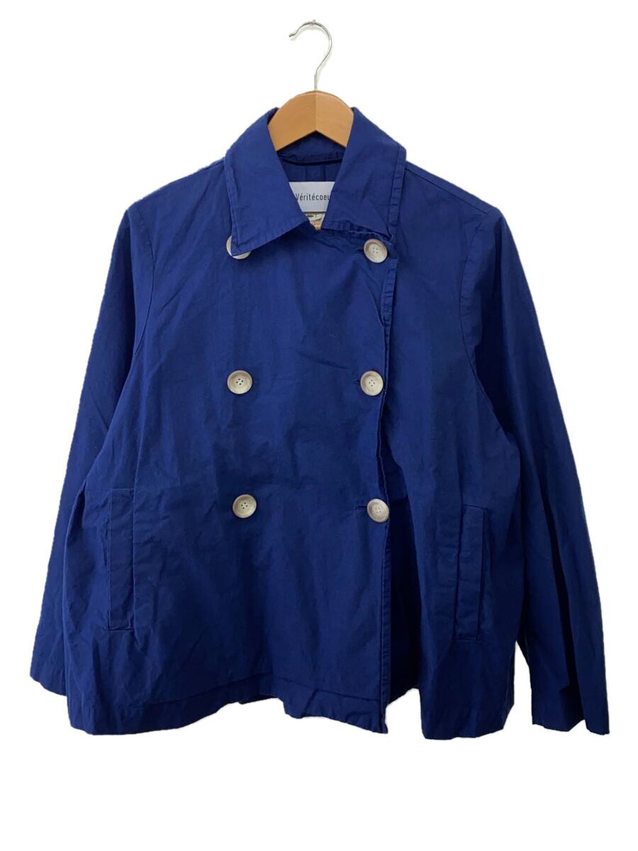 【中古】veritecoeur◆コート/FREE/コットン/BLU/ST-102【レディースウェア】｜2ｎｄ STREET 店